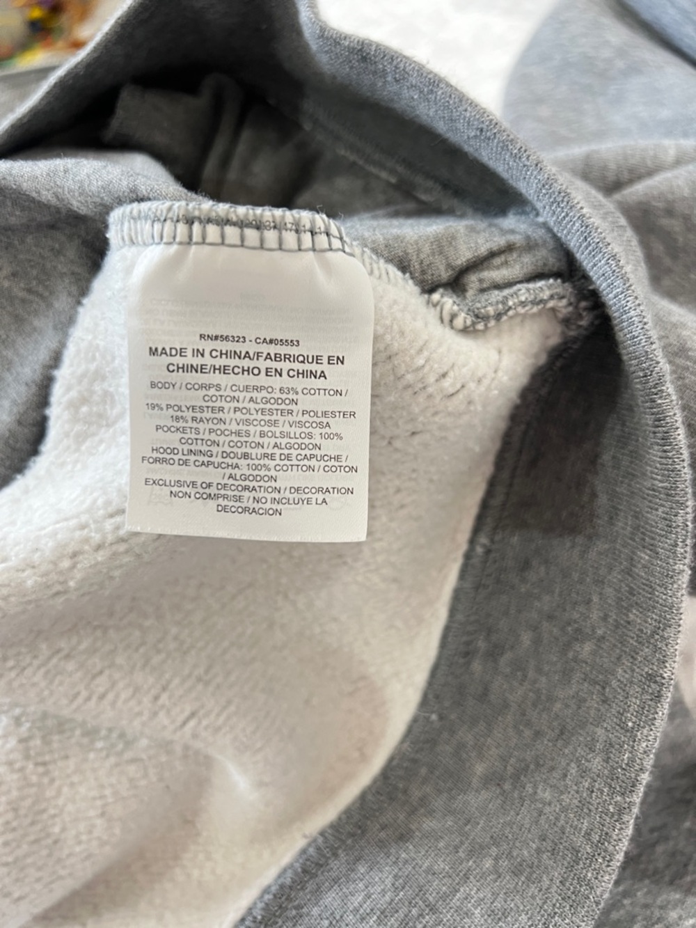 Nike “Rally Funnel Neck” Sweatshirt Hooded Flannel Lined Size Small Gray - Picture 8 of 9